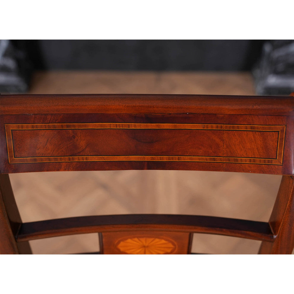 Banded Mahogany Side Chair