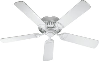 Medallion Traditional Ceiling Fan, White