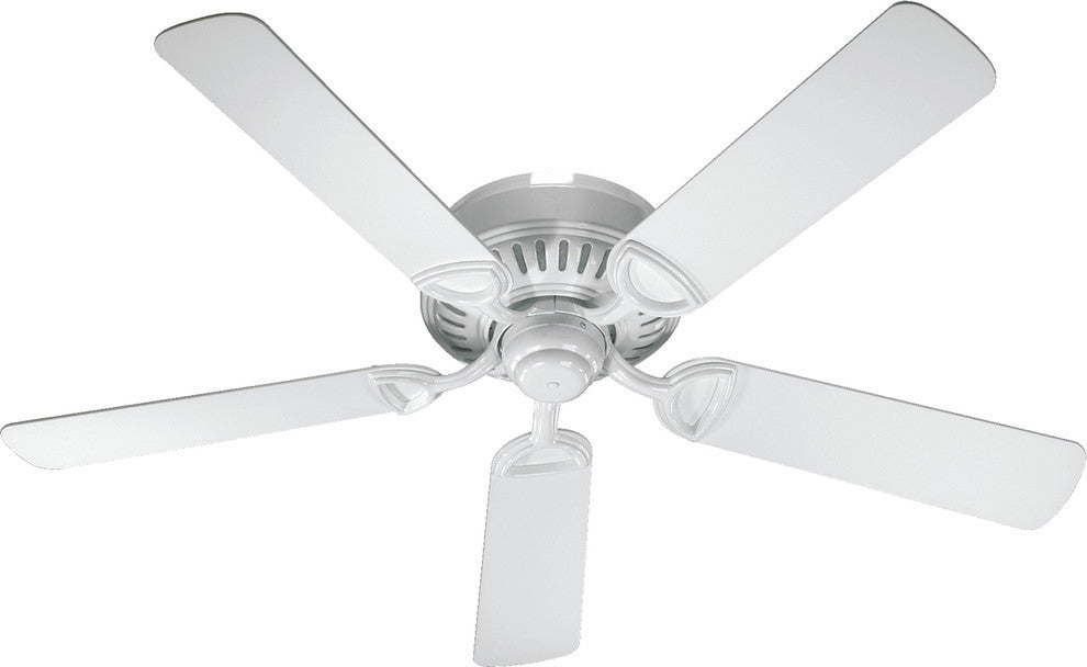 Medallion Traditional Ceiling Fan, White
