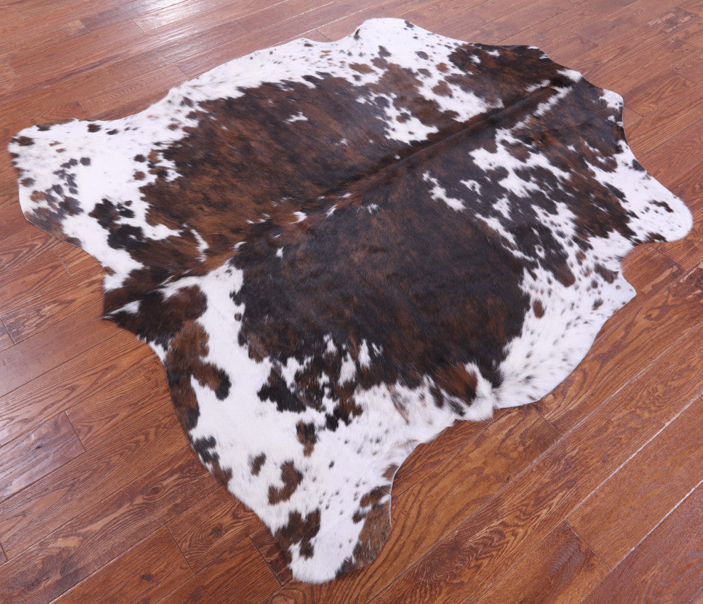 Natural Cowhide Rug 6' 7" X 6' 2" C1591