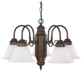 Capital Lighting 5-Light Chandelier, Burnished Bronze