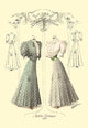 Modeles Pratiques: Nautical Fashions- Fine Art Giclee Print 24" x 36"