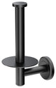 Latitude II Toilet Paper Holder, Matte Black, Storage