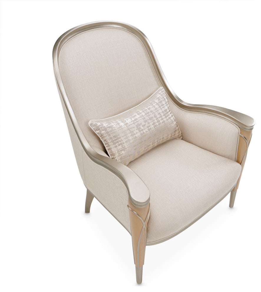 Villa Cherie Accent Chair - Pearl/Caramel