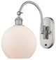 Innovations 518-1W-SN-G121-8-LED 1 Light Sconce, Brushed Satin Nickel