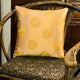 Silk Pillow, Longevity Symbol, Gold