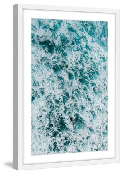 "Foam II" Framed Painting Print, 16"x24"