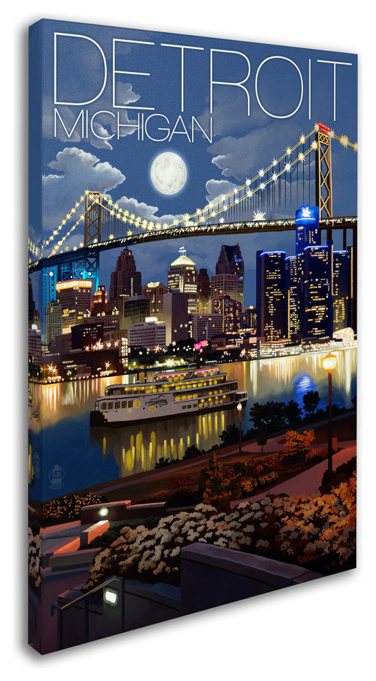 Lantern Press 'City 1' Canvas Art, 12" x 19"