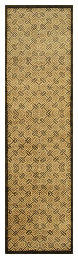 Handmade Wool Black Transitional All Over Ningxia Rug, 2'8x9'10