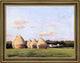 Gustave Caillebotte Harvest Landscape With Five Haystacks Canvas Print, 18"x24"