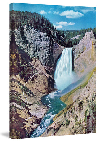 "Lower Falls" Painting Print on Wrapped Canvas