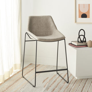 Safavieh Alexis Midcentury Counterstool, Stone/Black