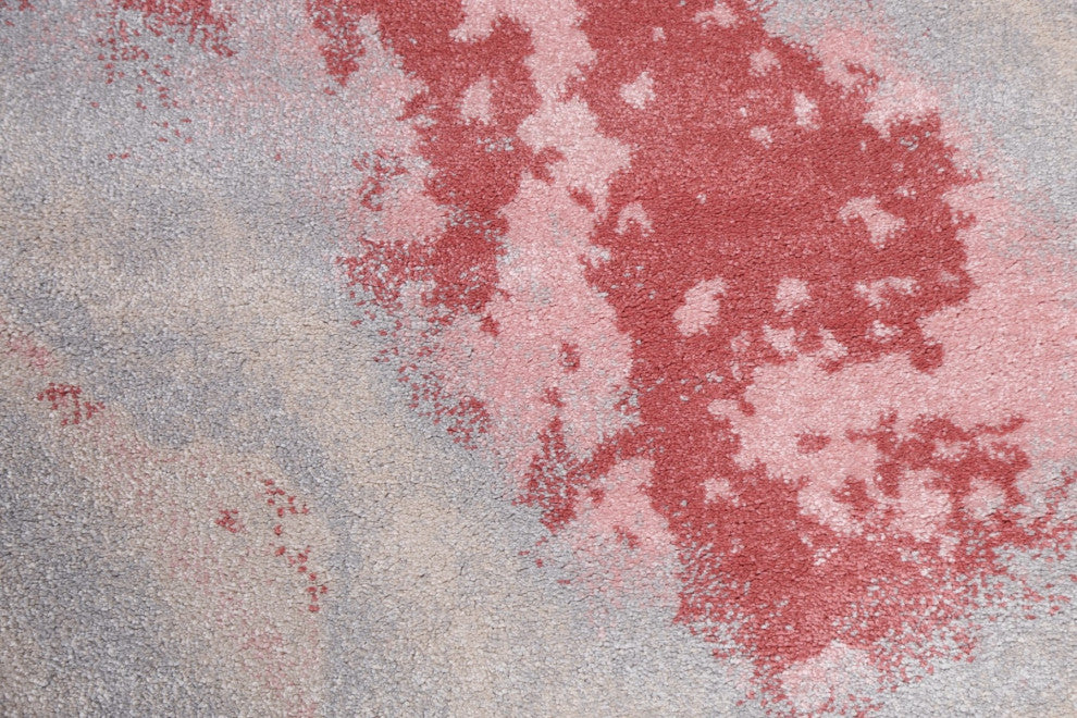 Turkish Abstract Oriental Transitional Rug Contemporary Carpet 10x10