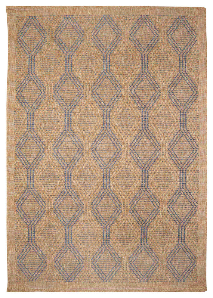 Sahara Links Indoor/Outdoor Rug Navy 7'10"x9'10"