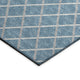 Indoor/Outdoor York YO1 Sky Blue Machine Washable 6' x 6' Rug