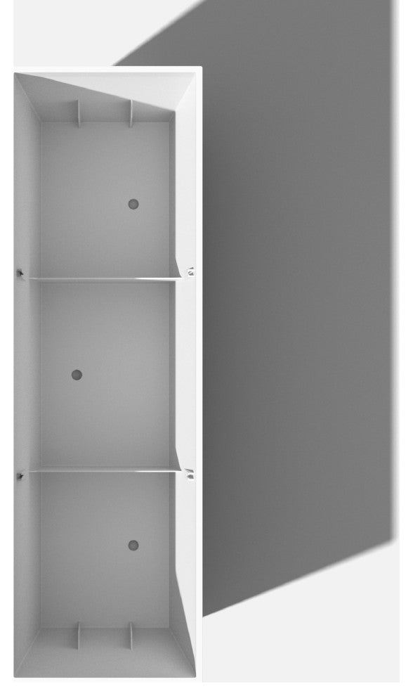 Midori Trough Planter, White, 39 Inch, 2 Pack