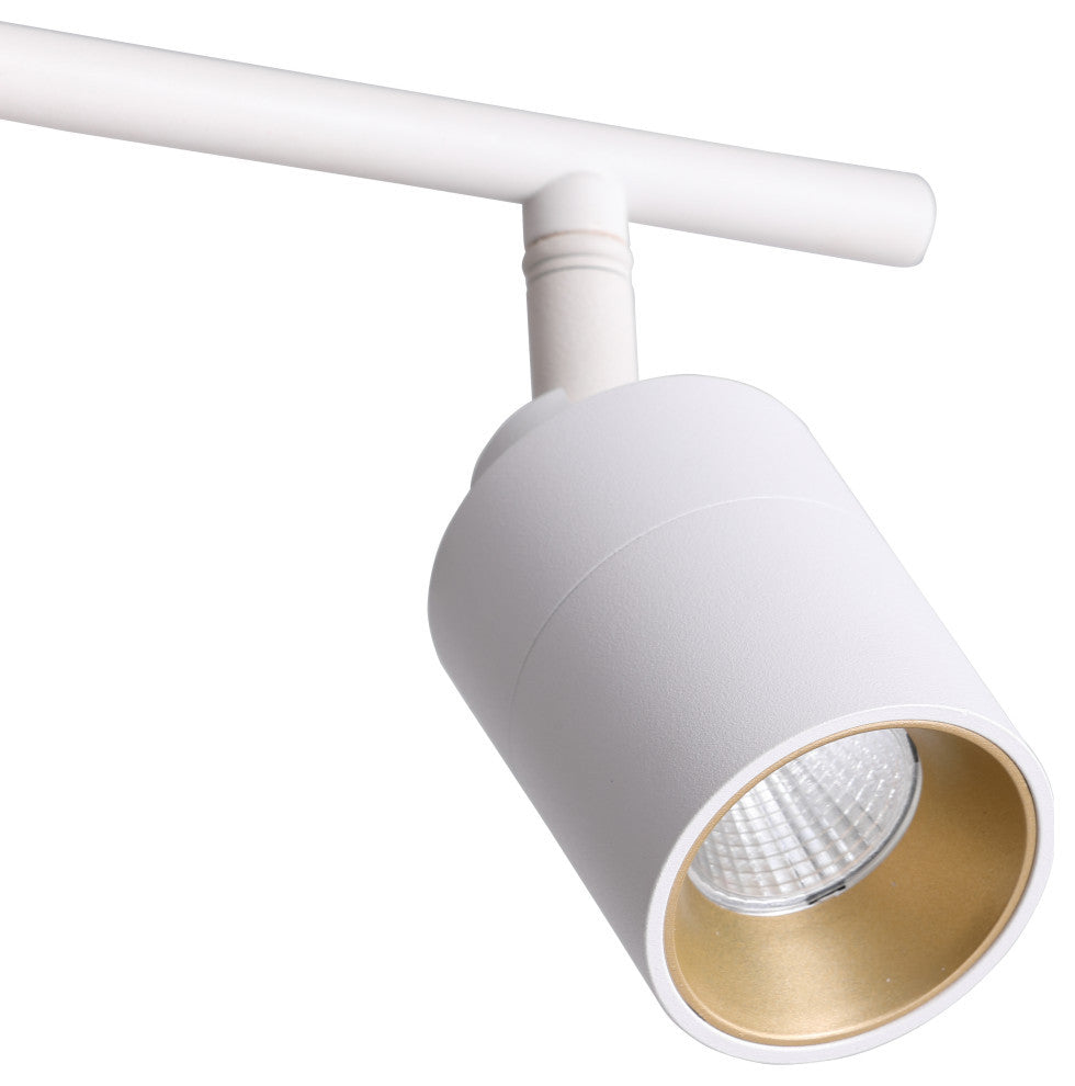 VidaLite Shura 2 Head LED Track Light, White