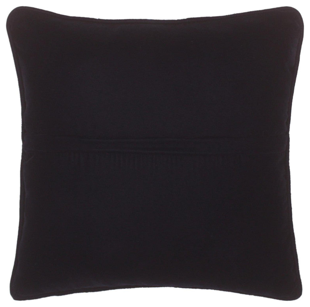 Rustic Quinlan Hand Embroidered Italian Velvet Pillow