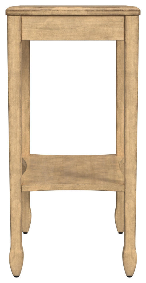 Gilbert Side Table, Black Licorice, Beige