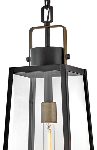 Lark Hugh Large Hanging Lantern, Black