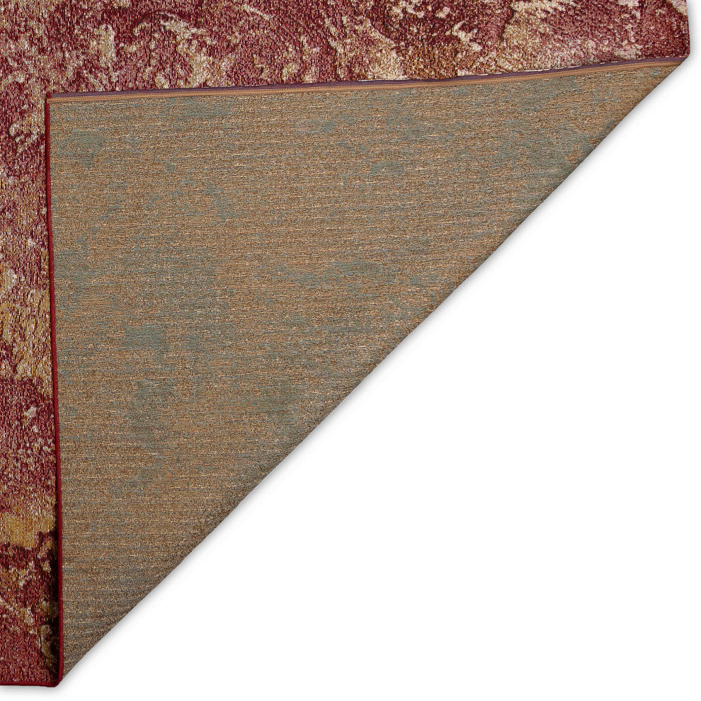 Marina Lava Indoor/Outdoor Rug, Red, 8'10"x11'9"