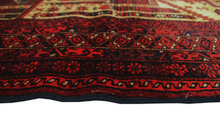 Semi Antique Nurmukh Red Rug, 3'4x5'5