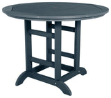 Round Counter-Height Dining Table, 48'', Federal Blue