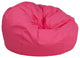 Oversized Bean Bag Chair, Hot Pink