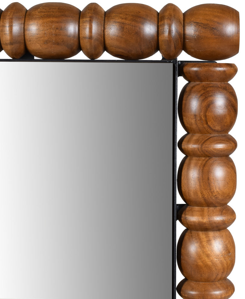 Aubrey Mirror, Brown, 26" W x 2" D x 36" H