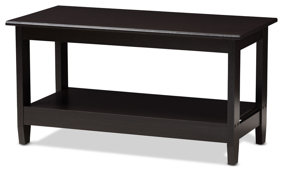 Malena Moderm, Contemporary Wenge Brown Coffee Table