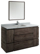 Formosa Floor Standing Modern Bathroom Vanity With Mirror, 60"