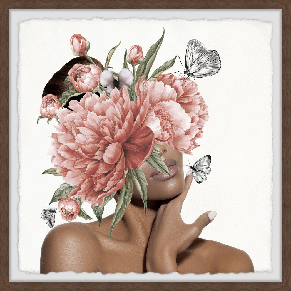 "Know Your Worth" Framed Painting Print, 12x12