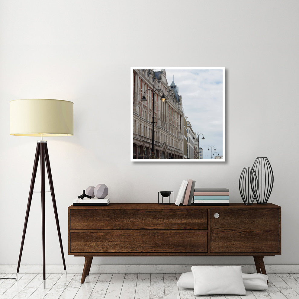 "The Strand Lights" Digital Paper Print by Keri Bevan, 38"x38"