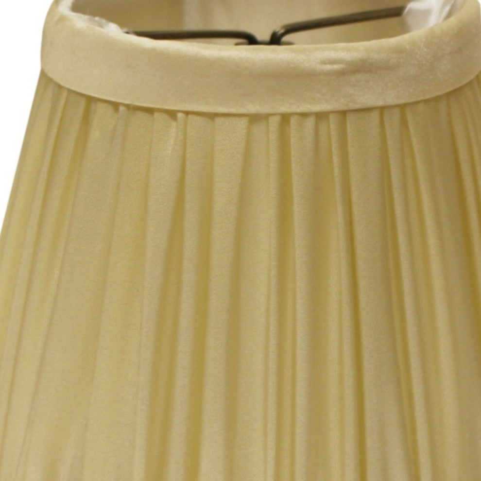 7" Pale Gray Set of 6 Slanted Chandelier Tafetta Lampshades