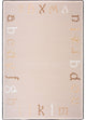 Kid Essentials Rug, Polka Dot ABC's, Beige, 7'8"x10'9"