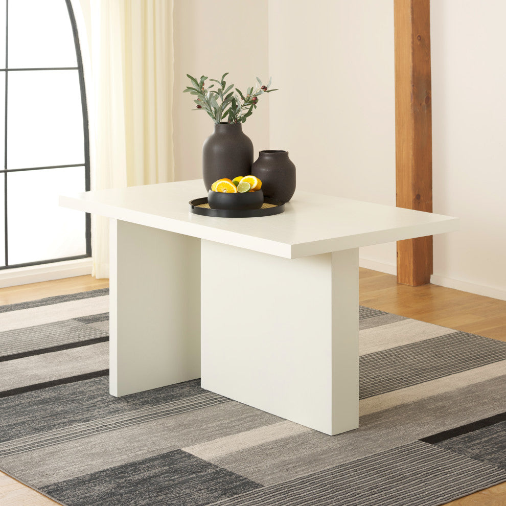 Safavieh Assana Dining Table, Ivory, Ivory