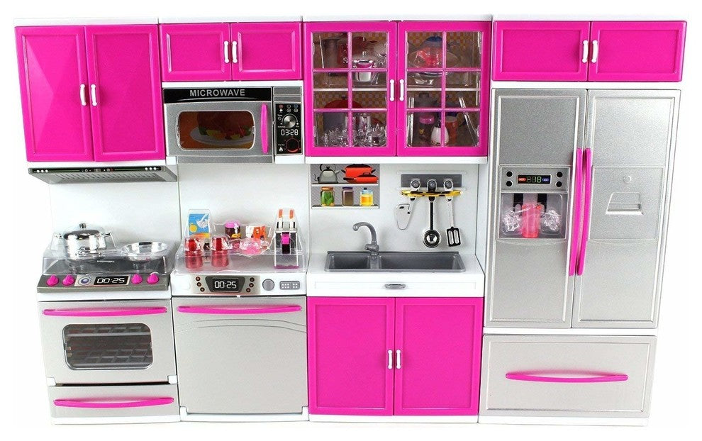 My Modern Kitchen 32 Full Deluxe Kit Battery Operated Kitchen Playset