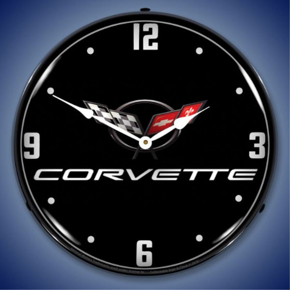 GM19091019 C5 Corvette Black Tie Clock