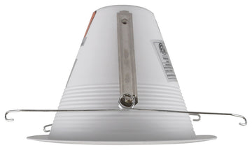 6 in. Airtight Recessed Cone Baffle Trim, Fits 6 inch Housings, White, Dry Location Rated