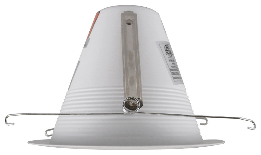 6 in. Airtight Recessed Cone Baffle Trim, Fits 6 inch Housings, White, Dry Location Rated
