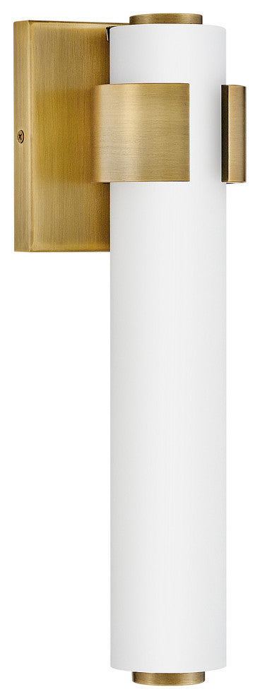 Hinkley Aiden Medium Led Sconce, Lacquered Brass