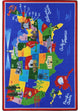 Kid Essentials Rug, America the Beautiful, 5'4"x7'8"