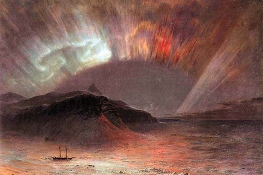 Aurora Borealis - Canvas Poster 20" x 30"