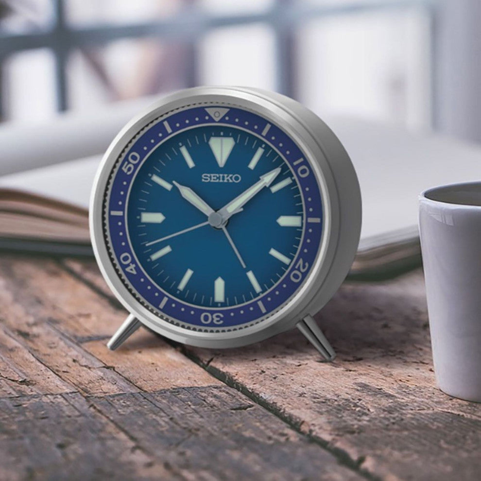 Seiko Mai T Clock, Blue