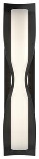 Dune Large Sconce, Black Finish, Opal Glass