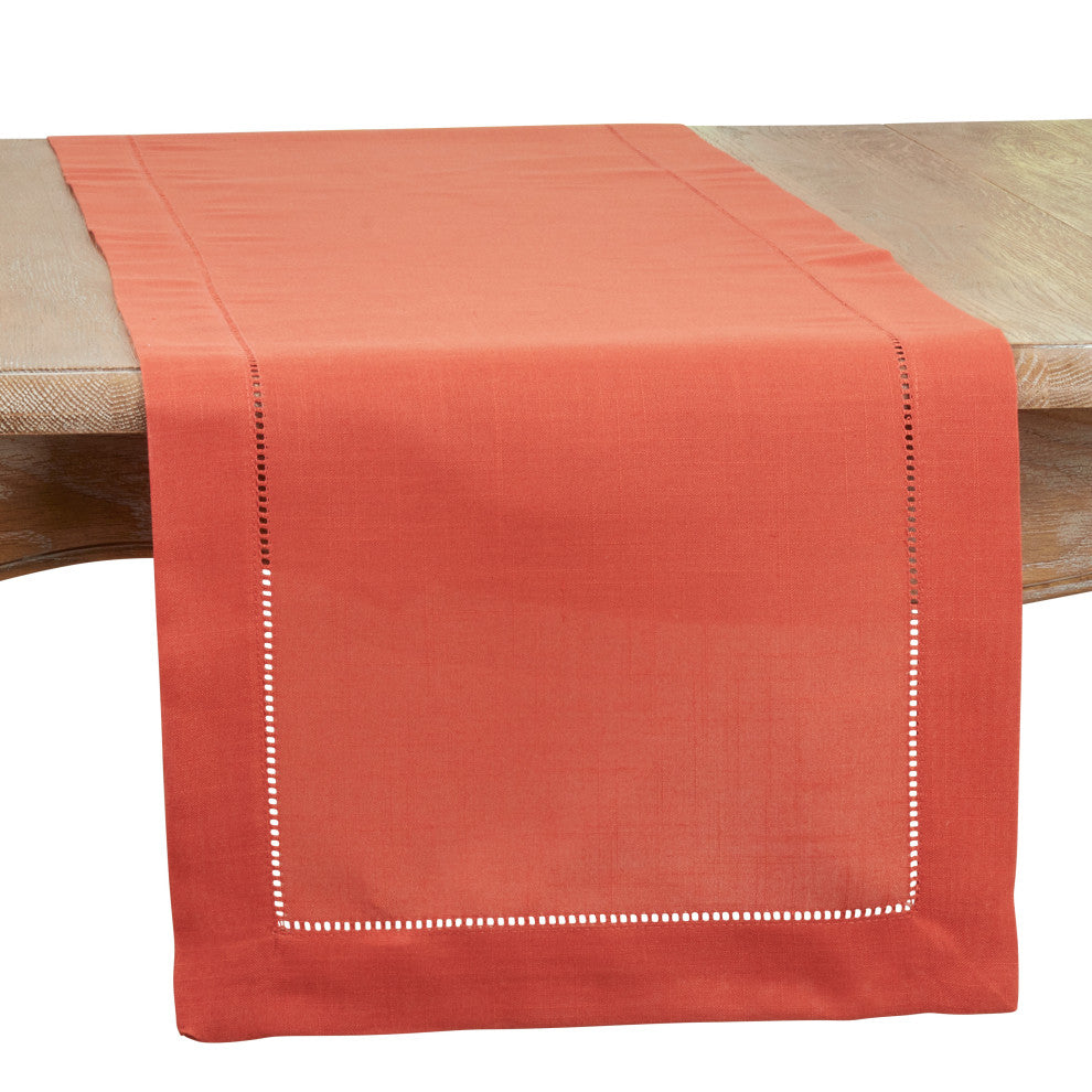 Hemstitched Border Table Runner, 16"x72"