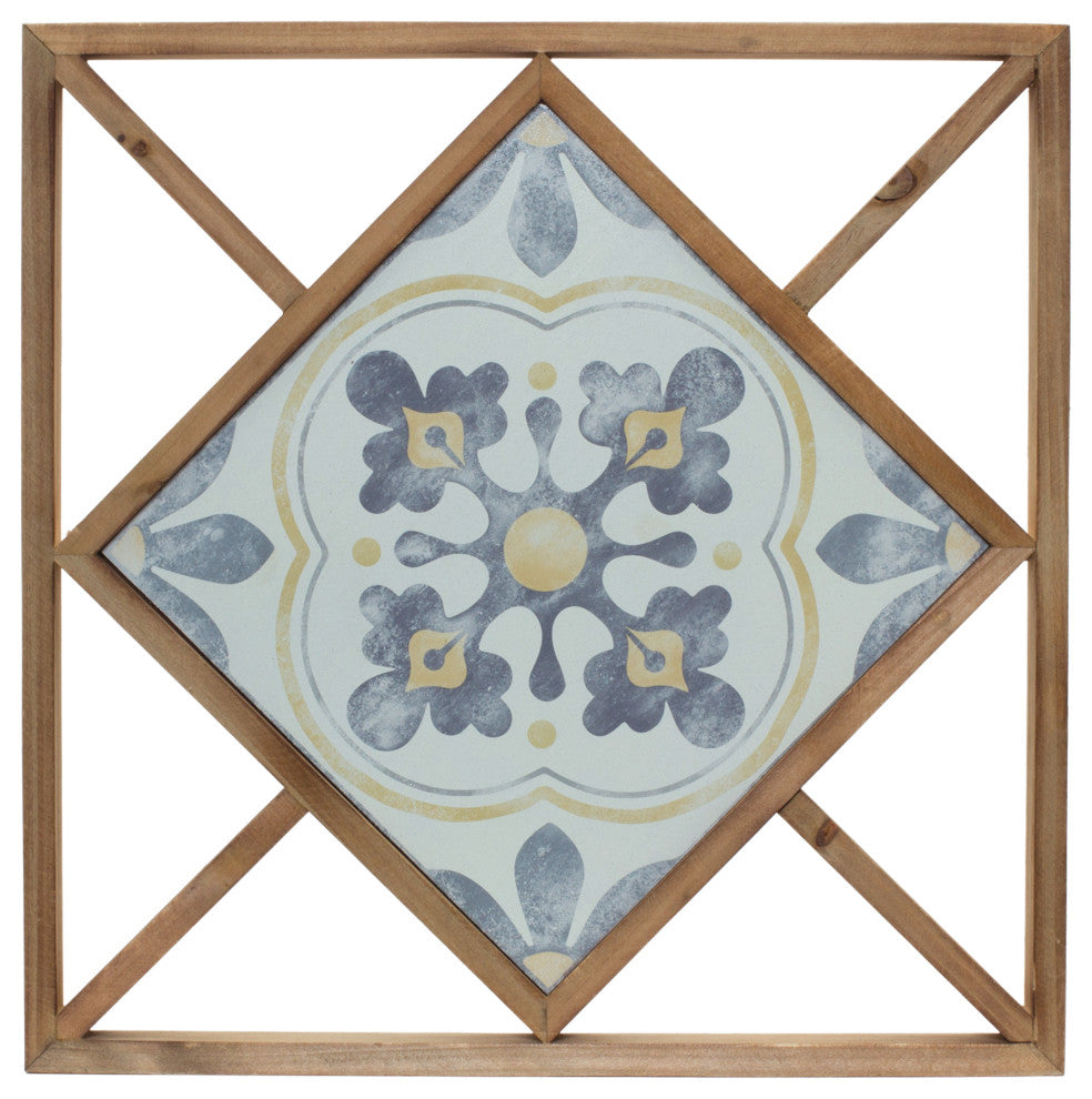 Metal Wall Tile, 2-Piece Set