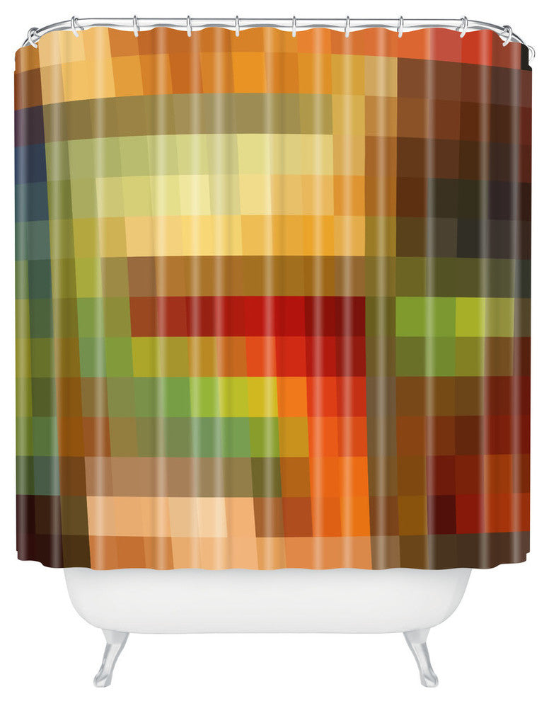 Madart Inc Maze Of Colors Shower Curtain