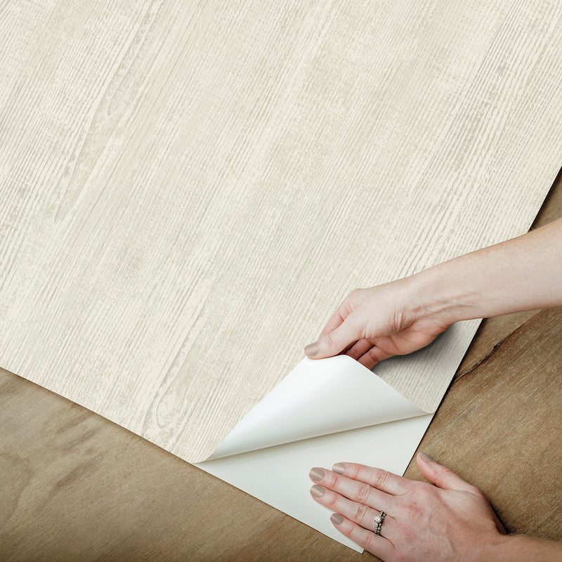 Dimensional Natural Wood Peel & Stick Wallpaper