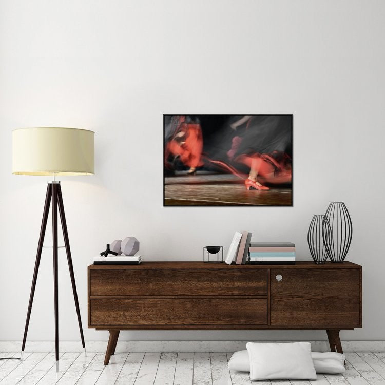 "Flame(Nco)" Framed Canvas Giclee by Izidor Gasperlin, 41x29"